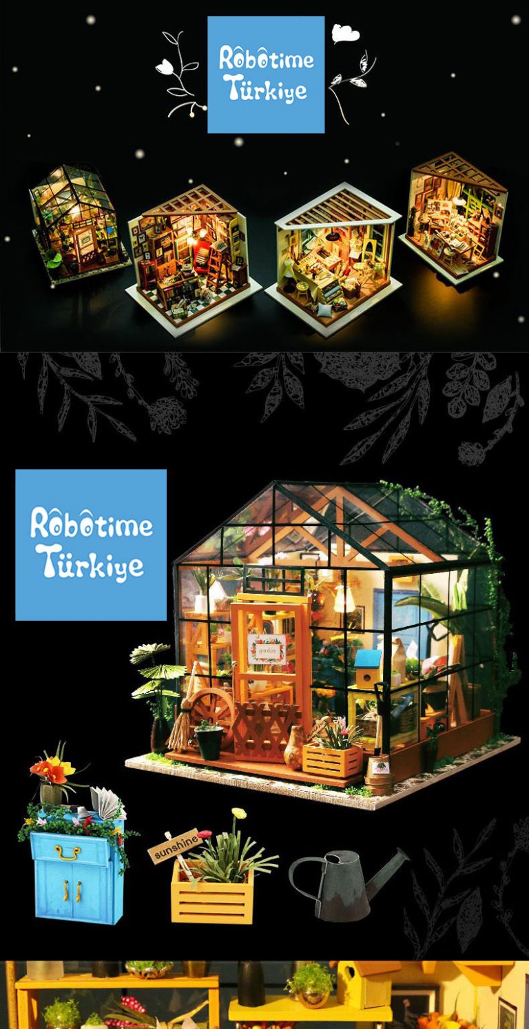 Cathy�nin Serası Robotime Maket Ev