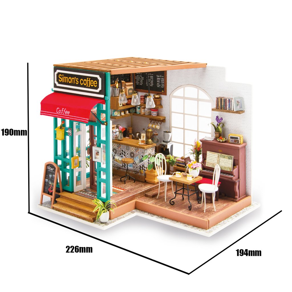 Simon’un Kafesi Kendin Yap Maket Kiti Robotime Türkiye Maket Ev