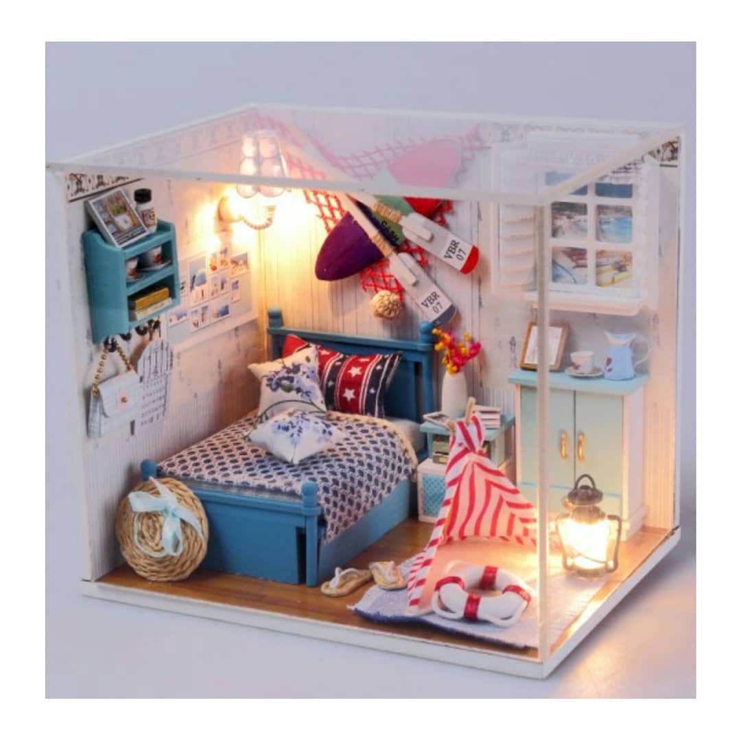 Tatil ne kadar çabuk geçti . Minyatür Ev Maket Ev, Kendin Yap